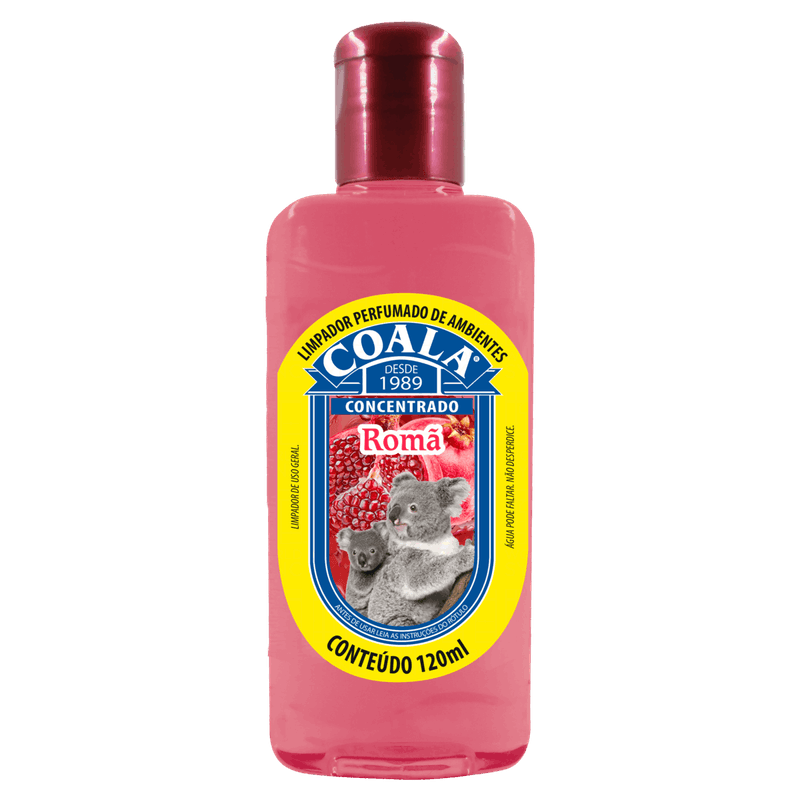 Limpador Perfumado Concentrado Romã Coala Frasco 120ml