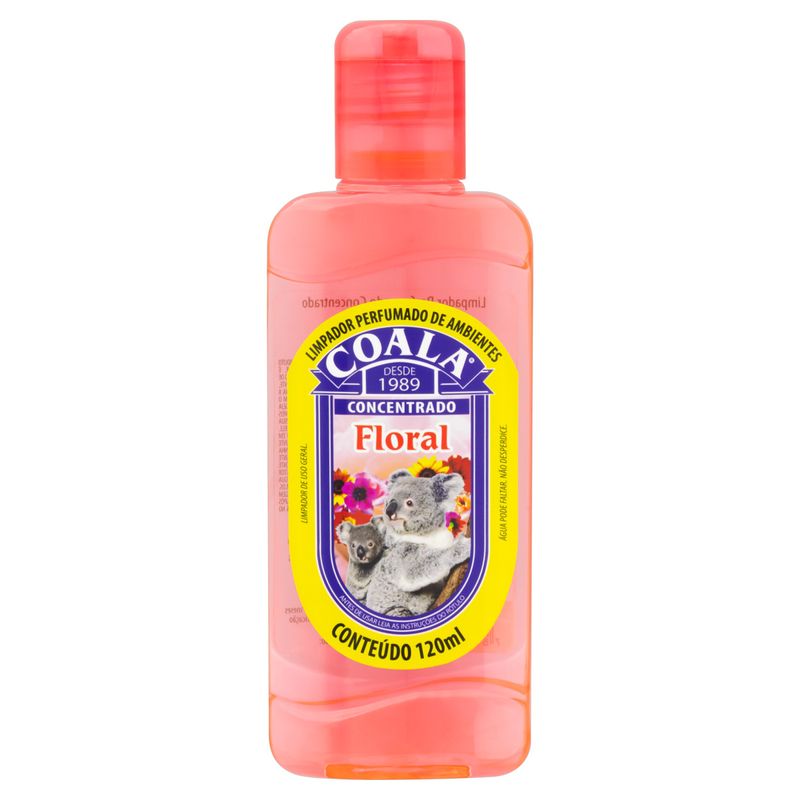 Limpador Perfumado Concentrado Floral Coala Squeeze 120ml