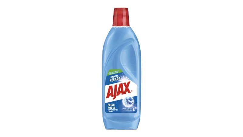 Limpador Limpeza Pesada Ajax Fresh Poder Frasco 1l - giassi