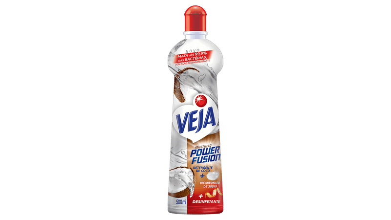 Limpador Multiuso Coco Veja Power Fusion Squeeze 500ml - giassi