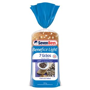Pão 7 Grãos Light Seven Boys Benefice Pacote 350g