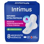 Absorvente com Abas Seca Intimus Noturno Pacote 8 Unidades