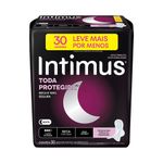 Absorvente Intimus Noturno Seca Meve Mais Pague Menos 30 unidades