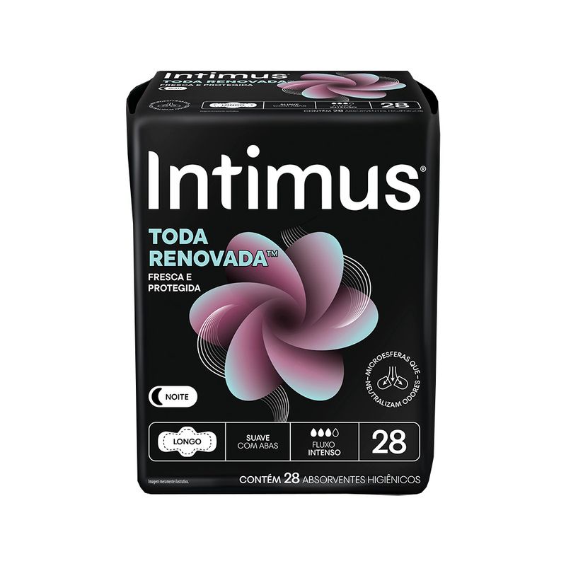 Absorvente Intimus Toda Renovada Noite 28 unidades