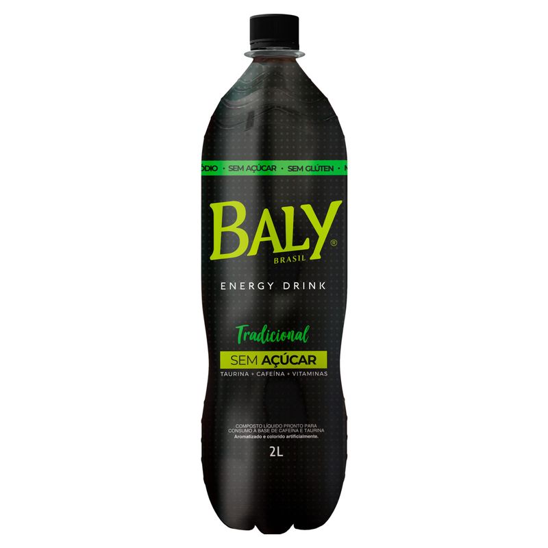 Energético Tradicional Zero Açúcar Baly Garrafa 2l