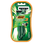 Aparelho Descartável para Barbear Bic Comfort 3 Advance Sensitive 2 Unidades