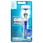 Aparelho Recarregável e Carga para Barbear Gillette Mach3