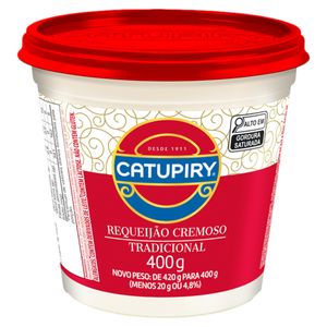 Requeijão Cremoso Tradicional Catupiry Pote 400g
