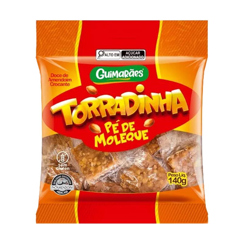 Pé de Moleque Torradinha Guimarães Pacote 140g