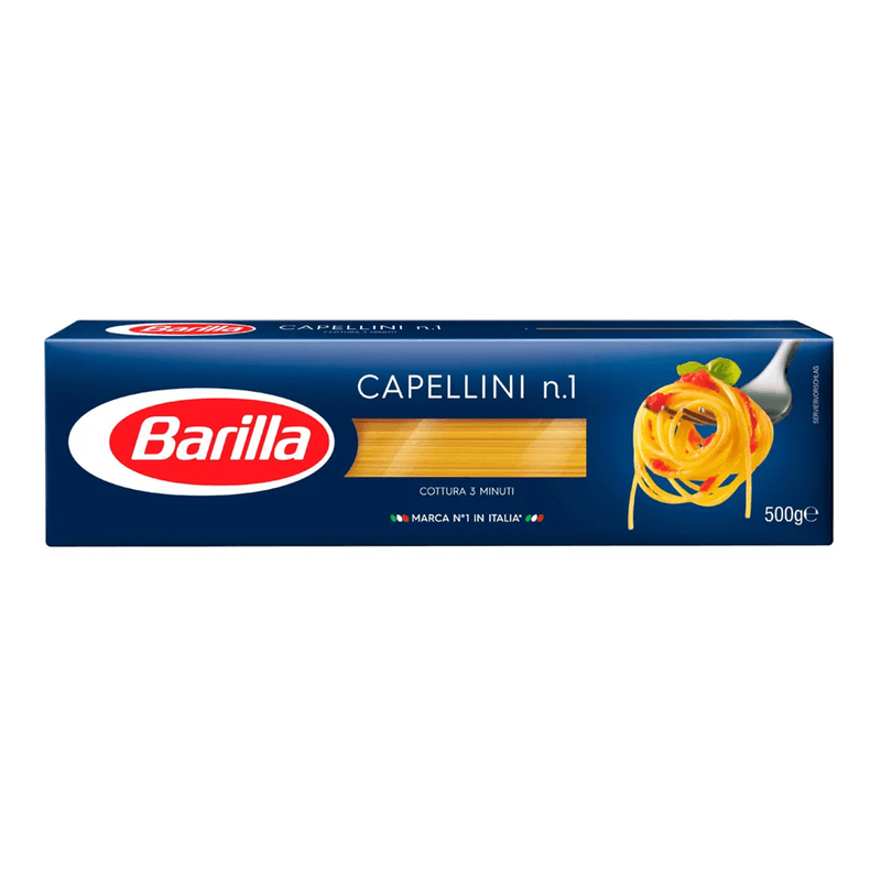 Macarrão de Sêmola de Trigo Duro Capellini 1 Barilla Classic Caixa 500g