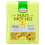 Macarrão de Sêmola com Ovos Parafuso Furadinho Orquídea Mais Molho Pacote 400g