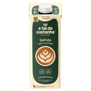 Bebida Vegetal à Base de Castanha-de-Caju e Aveia A Tal da Castanha Barista Profissional Caixa 1l
