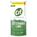 Desinfetante Extermina Limo Cif Espuma Milagrosa Sachê 450ml Refil Econômico