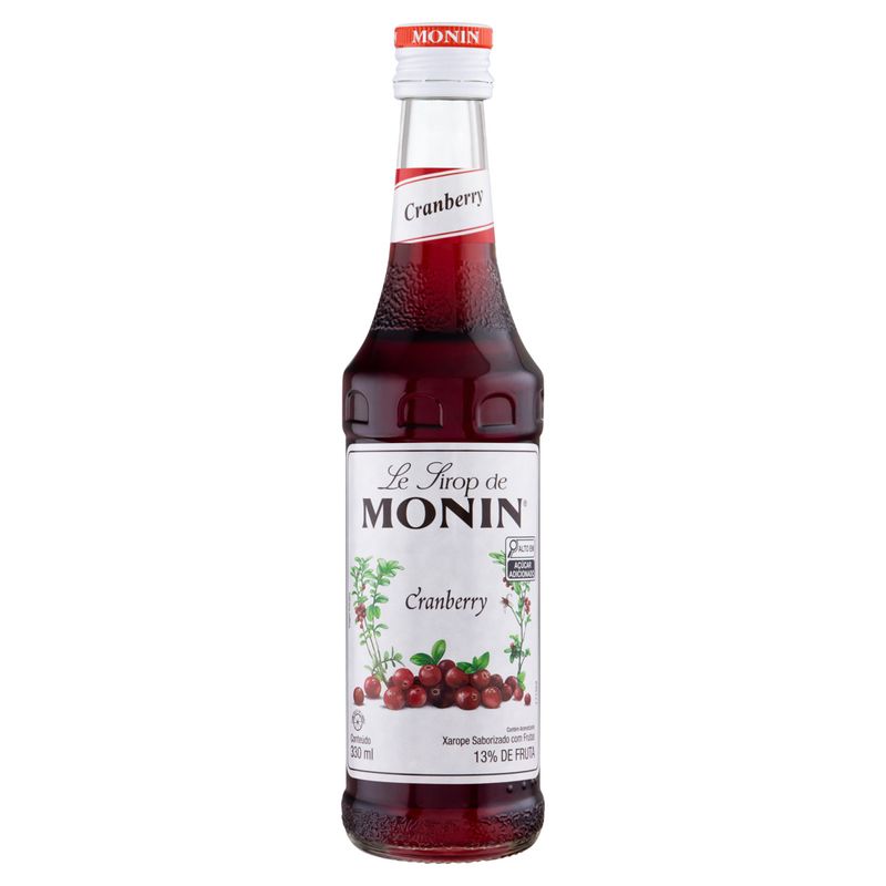 Xarope Cranberry Monin Garrafa 330ml