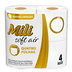 Papel Higienico Soft Air 20 Metros Pacote 4UN