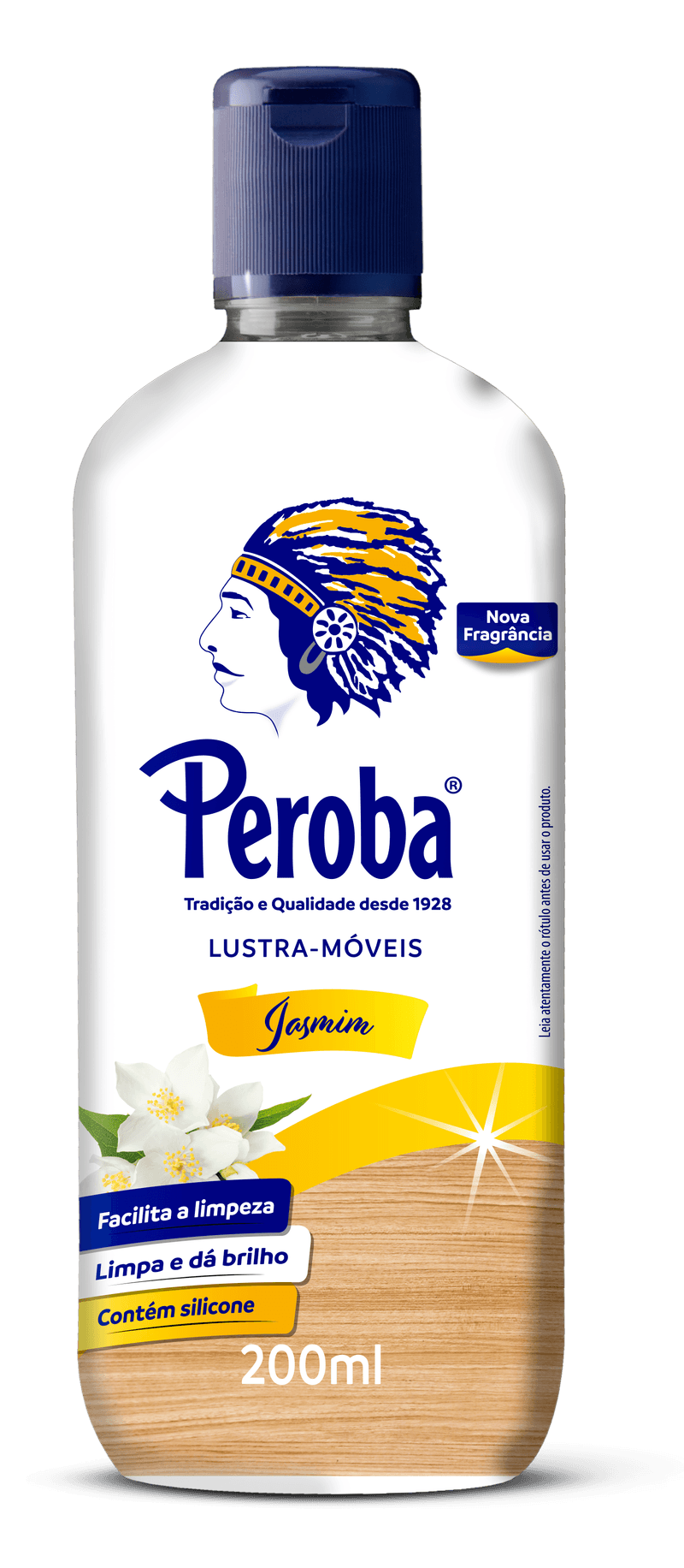 Lustra Moveis de Jasmim Peroba Frasco 200ml