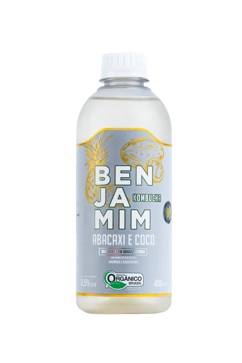 Kombucha de Abacaxi e Coco Benjamim  GF 400ml