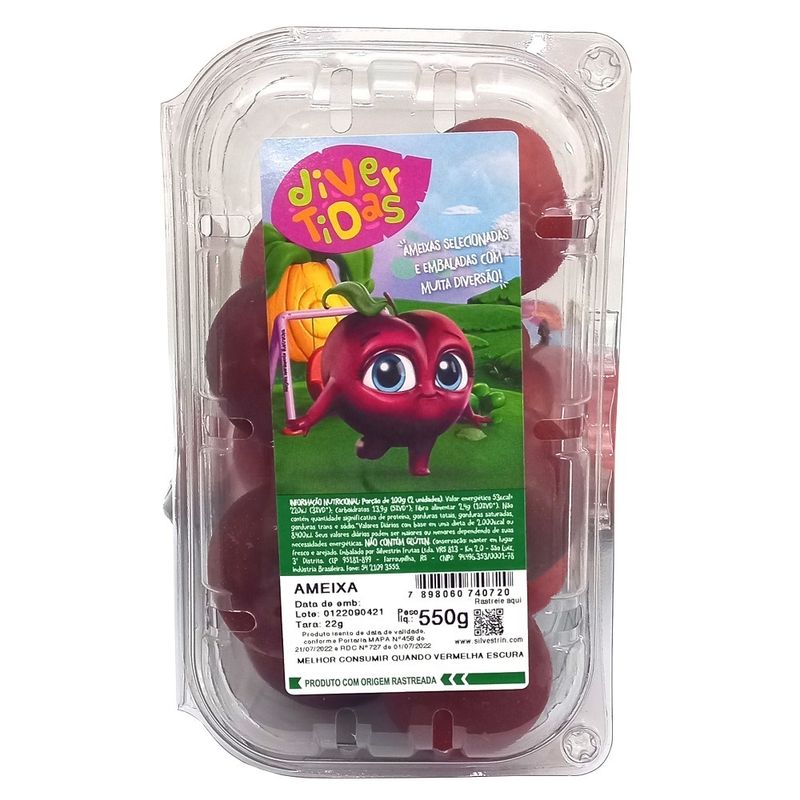 Ameixa Rosa Silvestrin Divertidas 550g