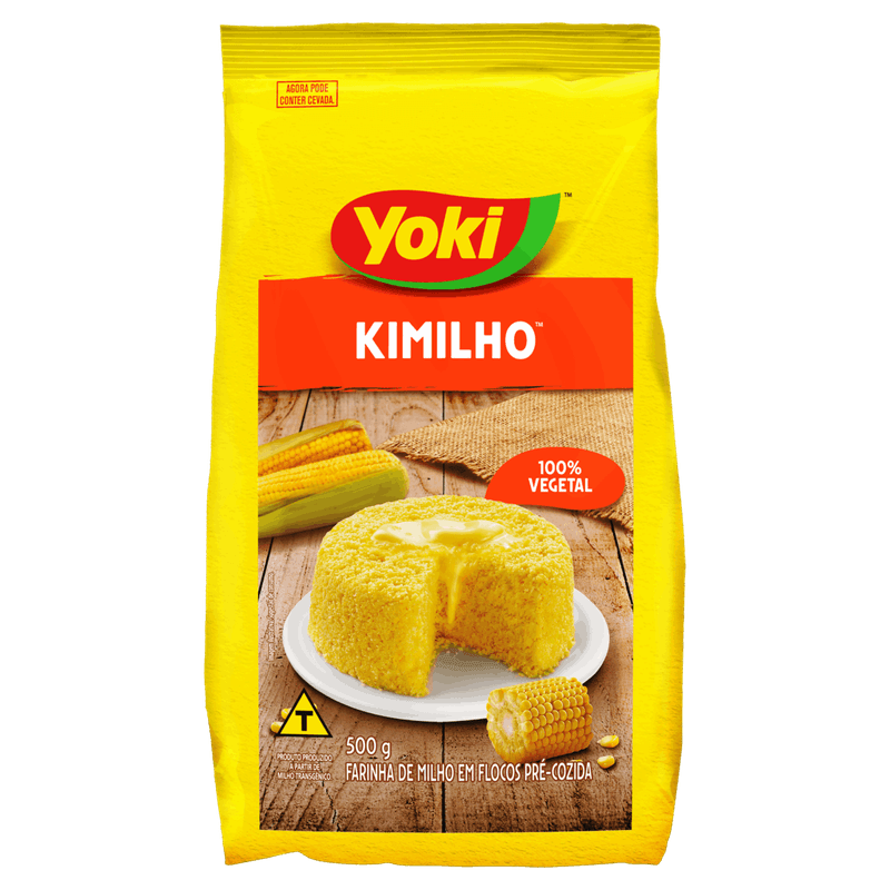 Farinha de Milho Flocos Yoki Kimilho Pacote 500g