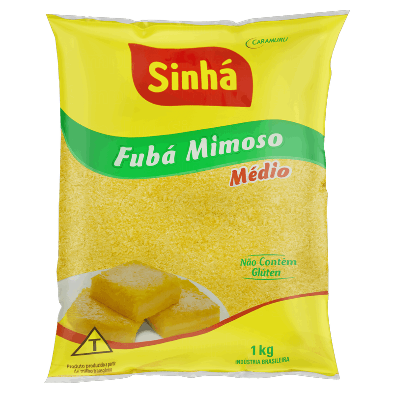 Fubá Mimoso Médio Sinhá Pacote 1kg