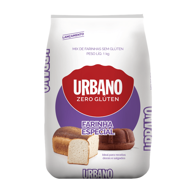 Mix de Farinhas Especial sem Glúten Urbano Pacote 1kg
