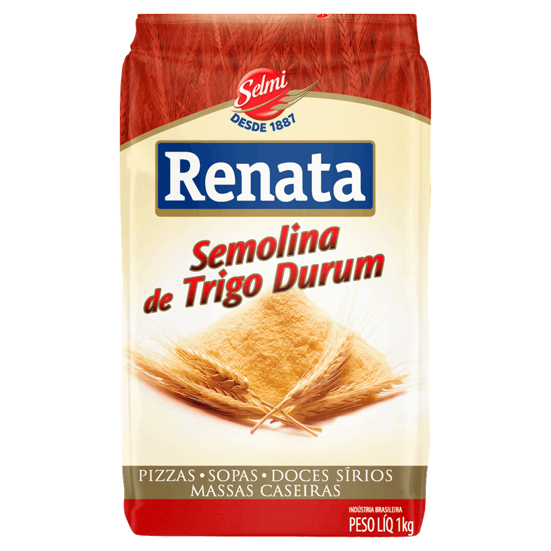 Semolina de Trigo Durum Renata Pacote 1kg