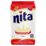 Farinha de Trigo Tipo 1 Nita Pacote 1kg