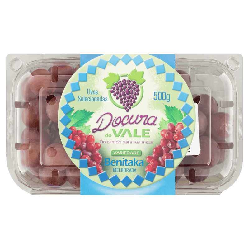 Uva Benitaka com Semente Doçura do Vale 500g