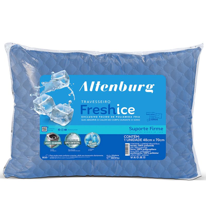 Travesseiro Altenburg Fresh Ice 48x70cm 1un