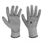 Luva Kazaru Sil  Zig Zag Cinza 1un