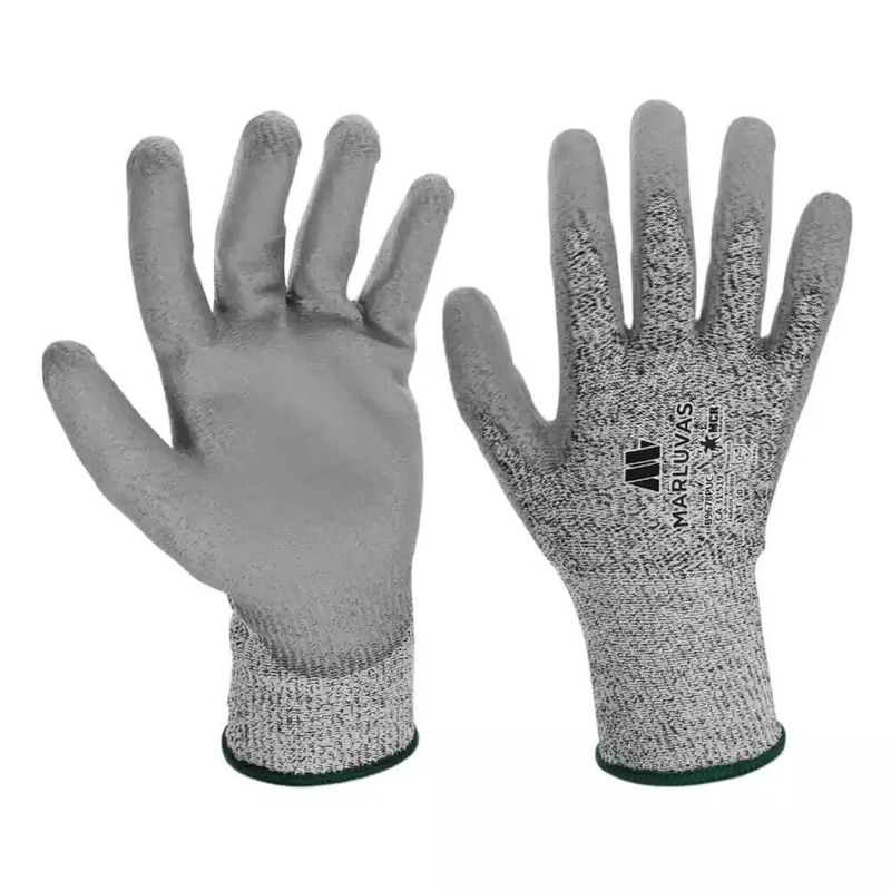 Luva Kazaru Sil  Zig Zag Cinza 1un