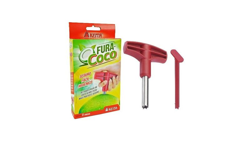 Fura Coco Keita 1un - giassi - Giassi Supermercados