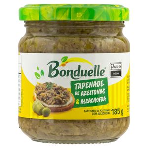 Patê de Azeitona Verde Tapenade com Alcachofra Bonduelle Vidro 185g
