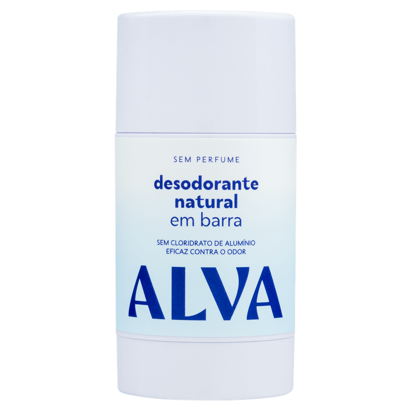 Desodorante Barra sem Perfume Alva Natural 55g
