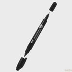 Pincel Marcador Cis p/CD Duo Preto ct 1un