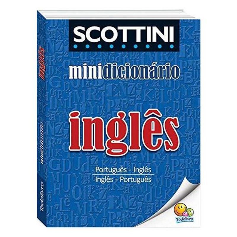 Mini Dicionario Scottini Inglês Todo Livro 1un