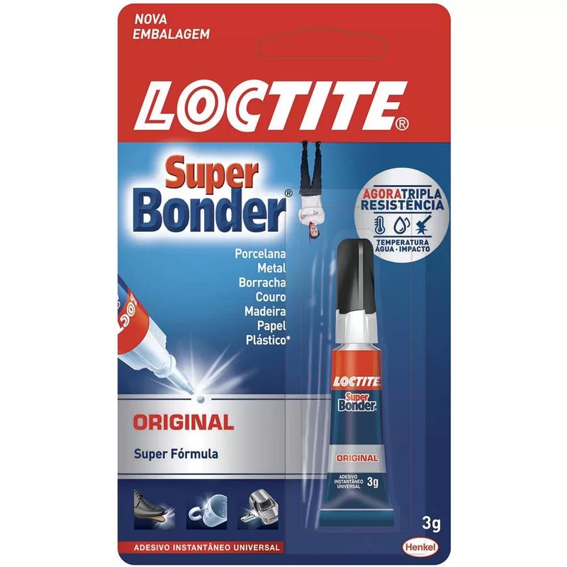 Cola Super Bonder Original ct 3gr