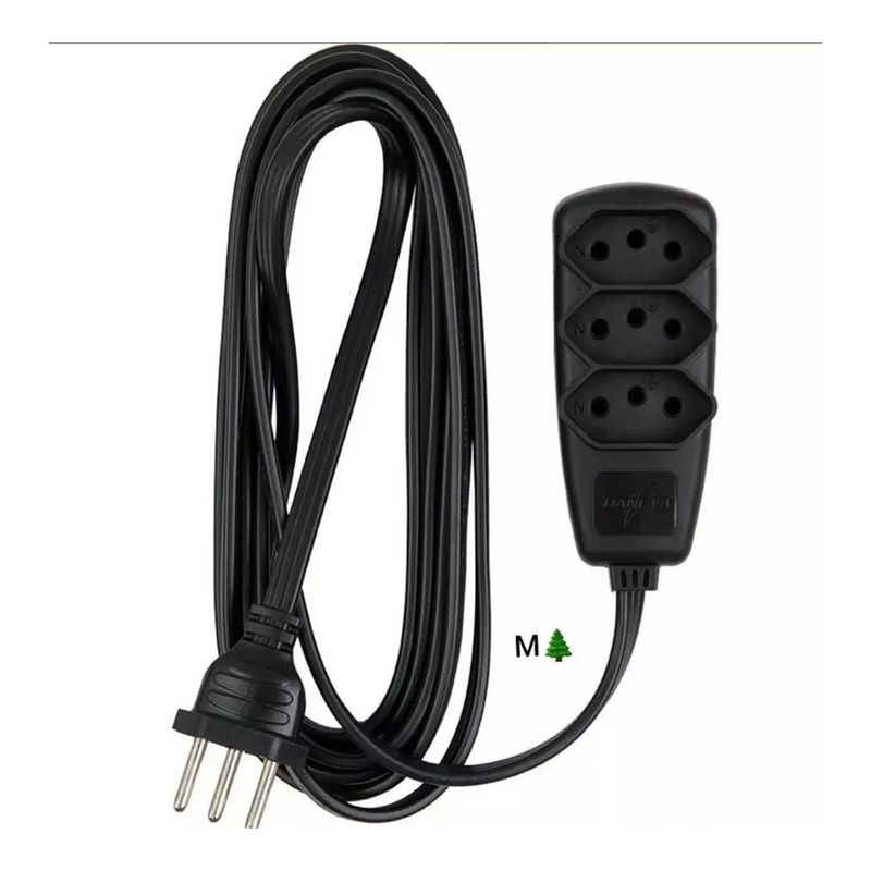 Extensao Daneva 3mt 2P + T av 1un