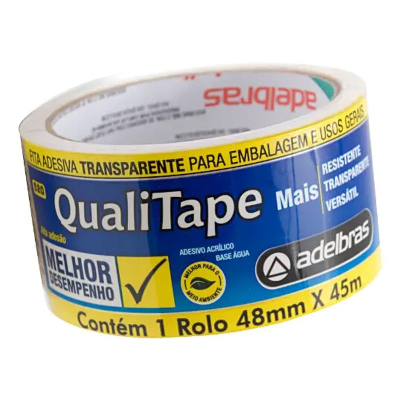 Fita Adesiva Adelbras Qualitape 48mmX45m av 1un