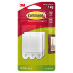 Fixa-Quadros Branco 1kg Command M 3 Pares