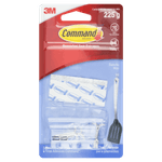 Gancho para Utensílios Transparente 225g Command Mini 3 Unidades