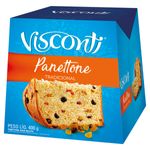 Panettone Tradicional Visconti Caixa 400g