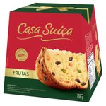 Panettone com Frutas Cristalizadas e Uvas-Passas Casa Suíça Caixa 400g
