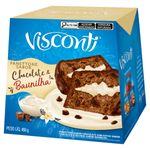 Panettone Chocolate Recheio Baunilha Visconti Caixa 450g