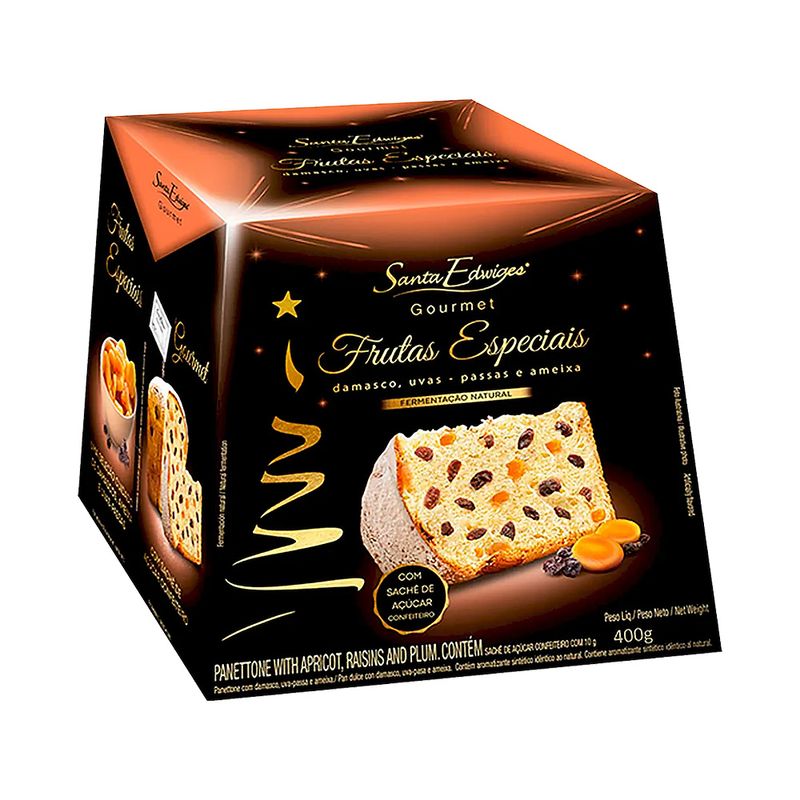 Panettone de Frutas Especial Santa Edwiges Caixa 400g