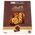 Panettone com Gotas de Chocolate Amargo Lindt Caixa 400g