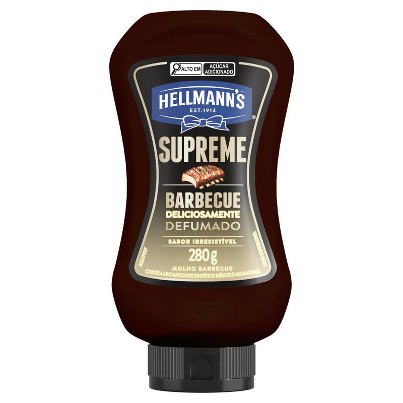 Molho Barbecue Defumado Hellmann's Supreme Squeeze 280g