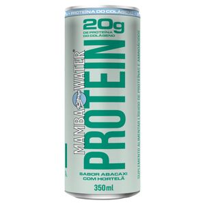 Suplemento Alimentar Líquido Abacaxi com Hortelã Mamba Water Protein Lata 350ml