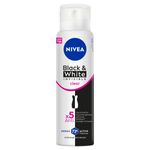 Antitranspirante Aerossol Nivea Invisible for Black & White Clear 150ml