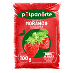 Polpa de Fruta Morango Polpanorte Pacote 100g